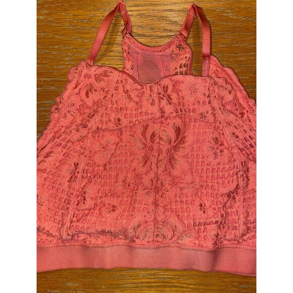 Lace Halter Bralette For Women Size M Pink Lace Design - Picture 2 of 4
